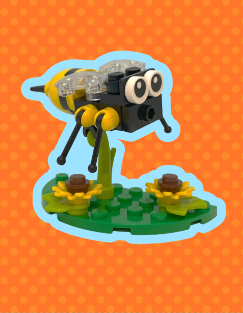 Thank you for BEE-ing Wonderful! Lego Bee Card