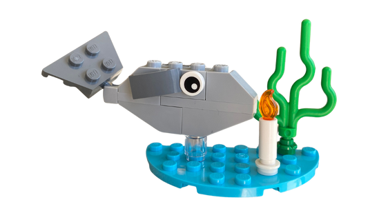 This is your birthday COD! Lego Fish Card