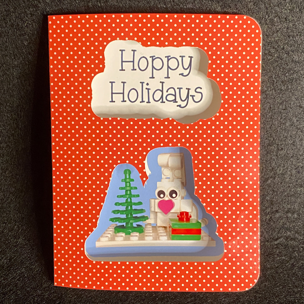 Bunny card ~ Hoppy Holidays