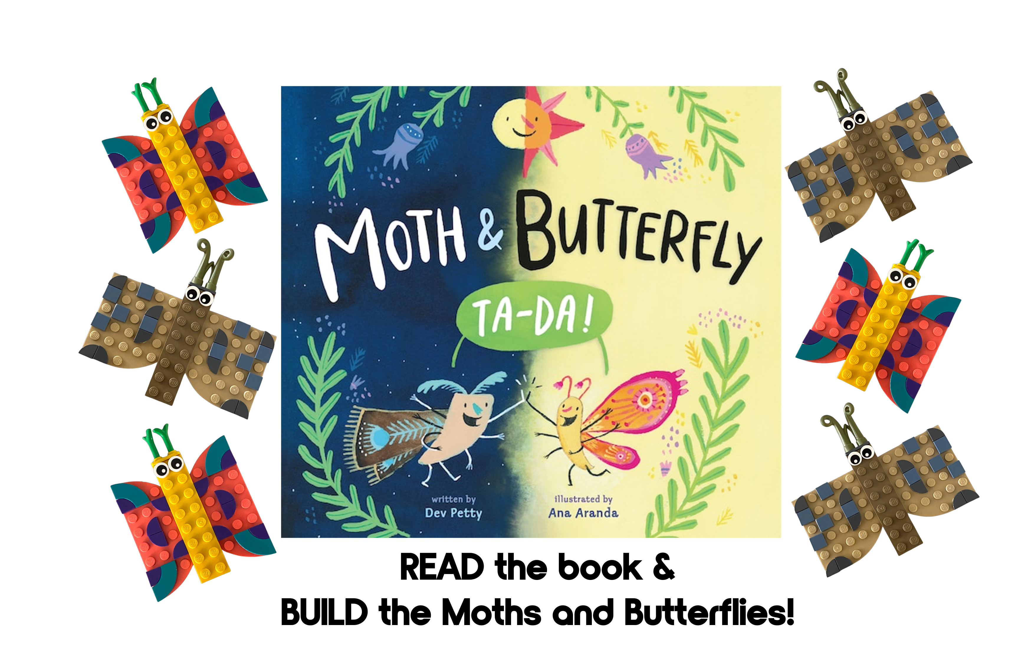Build the Butterflies and Moths ~ Moth and Butterfly Ta-Da! Kit
